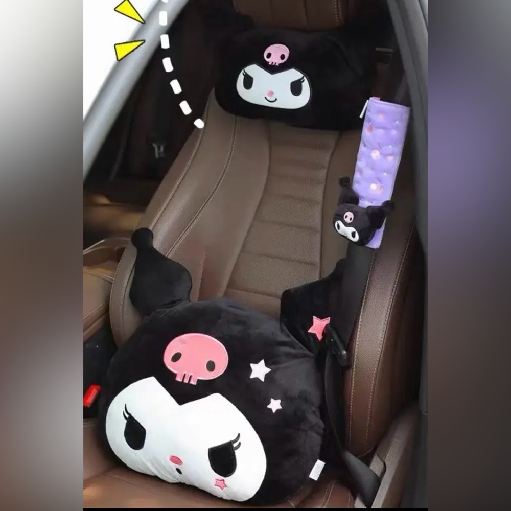 Sanrio kuromi car seat accessories